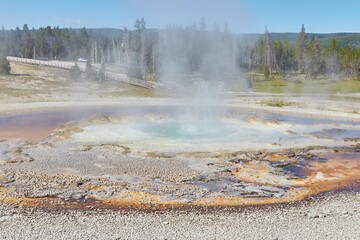 Yellowstone's Upper Geyser Basin, home to Old Faithful and more