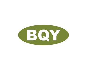 BQY logo design vector template. BQY