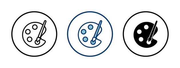 Paint icon vector isolated on white background. Paint brush vector icon. Paint roller icon