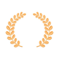 Premium Elegant Wreathes illustration on white background