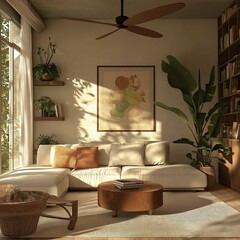 AI-powered interior design software generating room layouts and furniture arrangements, AI interior design, automated home design
