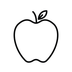 Apple icon outline 