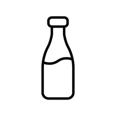 dairy vector icon outline 