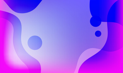 Abstract background with liquid shapes