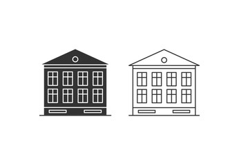 column building icon society bank