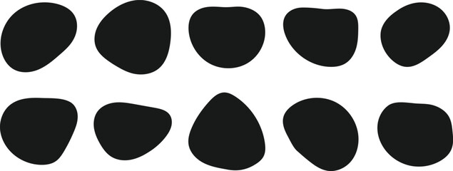 Fototapeta premium irregular shape vector design illustration