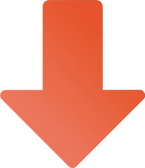 red down arrow icon