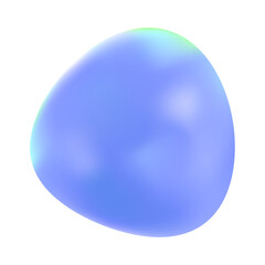 Round pastel holographic background