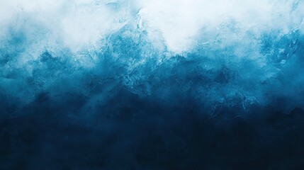 Serene Abstract Blue Ocean Wave Background