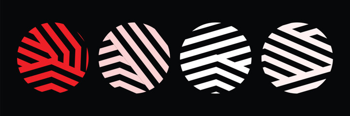 decorations set modern simple line pattern vector ilustration geometric-pattern, seamless-pattern, abstract-pattern