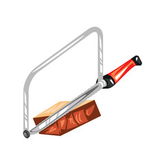 jigsaw woodcutter tool industry icon