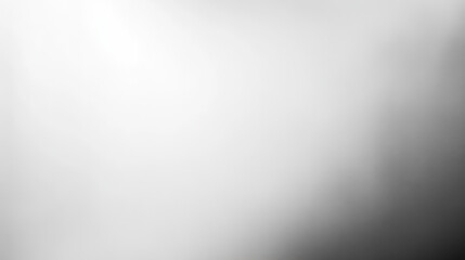 Soft white to grey gradient smooth blurred transition creates serene and calming atmosphere, perfect for backgrounds or artistic projects
