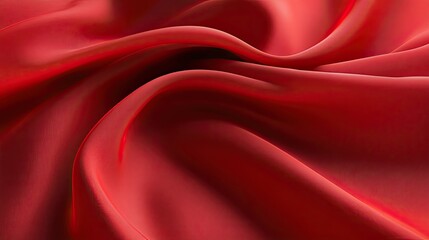 Obraz premium A red fabric texture with visible fibers and a soft, luxurious feel, perfect for textile or interior design concepts.