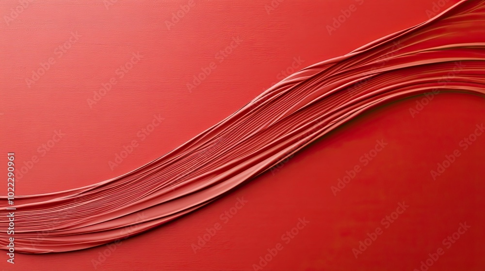 Poster a textured red wallpaper with a subtle embossed pattern, creating a sophisticated and elegant backdr