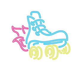 skate onfire sport neon style