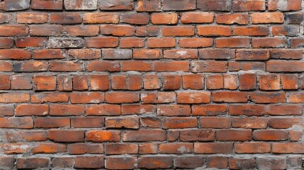 Obraz premium Weathered Red Brick Wall Texture