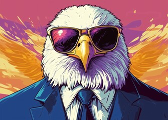 portrait of a businessman wearing glasses