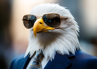 portrait of a businessman wearing glasses