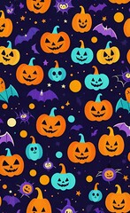 Obraz premium colorful halloween background