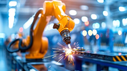 Robot Managing Production in Electronics Manufacturing