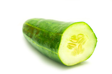 cucumber isolated on white