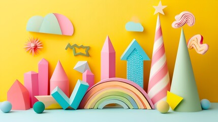 Striking and innovative marketing design featuring bold color gradients futuristic typography and abstract visual elements representing cutting edge digital strategies for branding and advertising