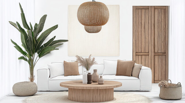 A photo of the interior design in my small minimal house