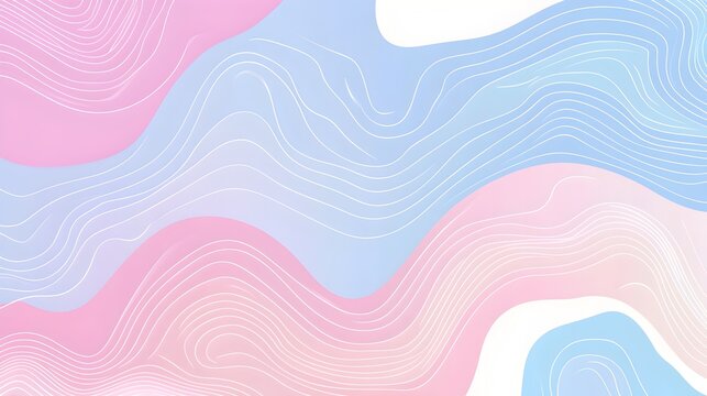 Elegant Pastel Colored Abstract Background with Smooth Flowing Gradients and Minimalist Lines for Captivating Presentations Websites and Creative Designs