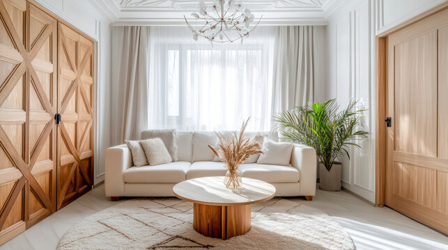 A photo of the interior design in my small minimal house