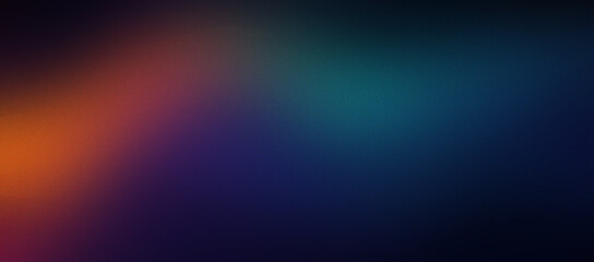 Dark purple and orange abstract gradient noise grain texture background