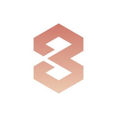 Obraz premium Monogram 8. Number 8. Number 8 design logo. Monogram letter mark 8 logo design. Monogram design vector logo. Monogram number 8 logo design. Simple number 8 monogram. Monogram 8 design logo. 