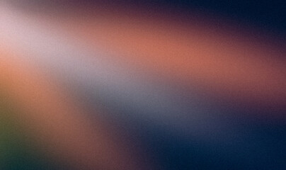 Orange blue abstract glowing colors grainy backdrop design, Vibrant soft gradient noisy texture with smooth, bright, glowing, shiny colours banner and poster