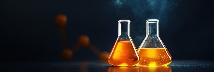 chemistry concept with copy space,