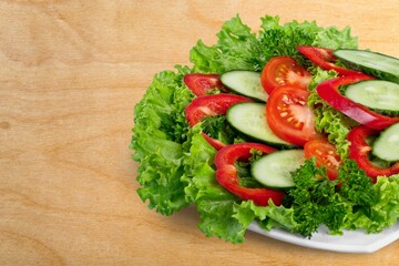 classic vegan tasty healthy salad dish