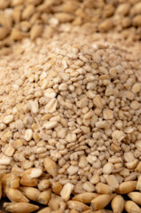 Obraz premium close up of a pile of grains