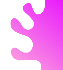 pink polish isolated melt cream