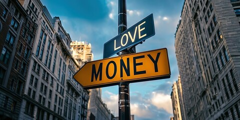 Obraz premium street sign at the corner of 