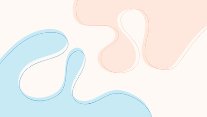 ABSTRACT BACKGROUND COLORFUL WITH HAND DRAWN SHAPES FLAT DESIGN VECTOR TEMPLATE FOR WALLPAPER, COVER DESIGN, HOMEPAGE DESIGN