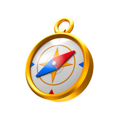 a 3D icon render compass  © Rex