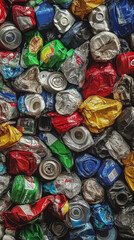 Recycling day. garbage sorting, environmental pollution.