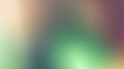 Green orange red abstract smooth teal, summer poster design. Vibrant grainy gradient with soft colours, bright, shine, glow, noise texture effect banner and poster
