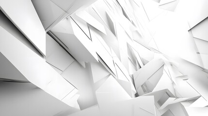 Sharp geometric lines, intersecting in various shades of grey and white.


