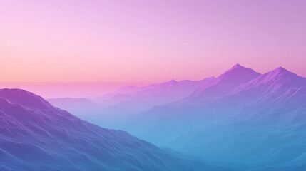 Obraz premium sunset in mountains