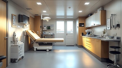 Modern Medical Room Interior Design: Clean and Functional