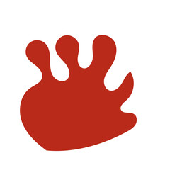 Obraz premium Red green abstract shapes vectors