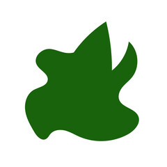 Red green abstract shapes vectors