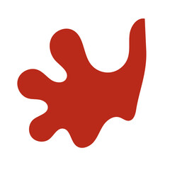 Red green abstract shapes vectors