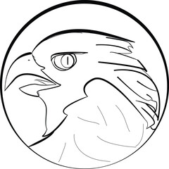 Eagle Head Logo Illustrator