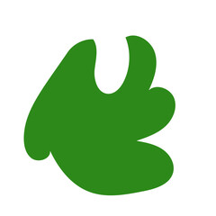 Red green abstract shapes vectors