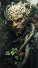 Obraz premium Forest Creature: A Mystical Being of the Woods
